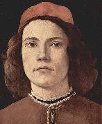 Sandro Botticelli Portrat eines jungen Mannes painting